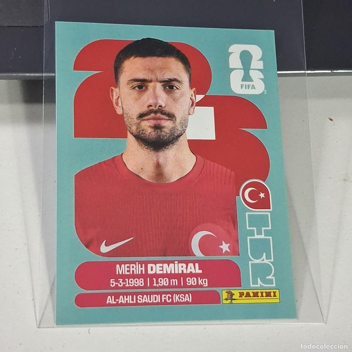 Cromos de f&uacute;tbol: B34 TUR7 MERİH DEMİRAL 7 TURQU&Iacute;A TURQUEY TUR MUNDIAL FIFA WORLD CUP 2026 STICKER PANINI