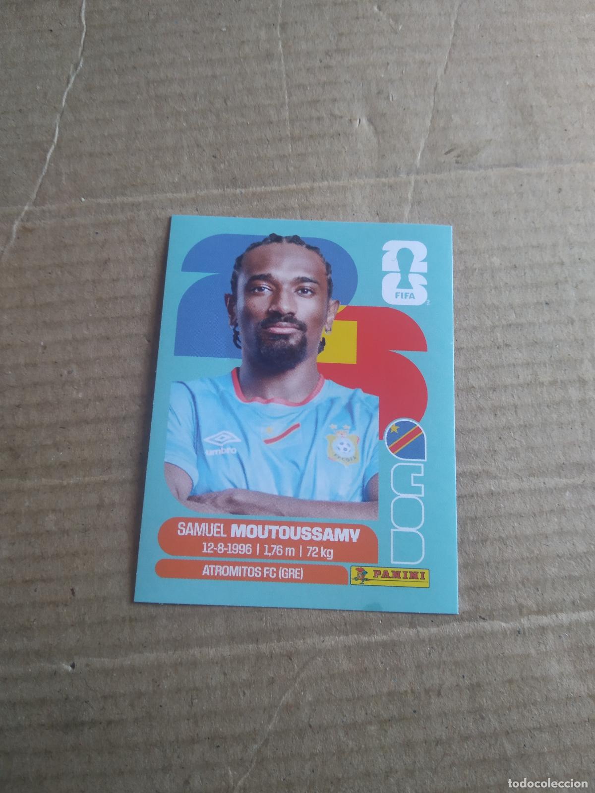 Cromos de f&uacute;tbol: COD 11 SAMUEL MOUTOUSSAMY CONGO CROMO FUTBOL PANINI MUNDIAL 2026 WORLD CUP COPA MUNDO