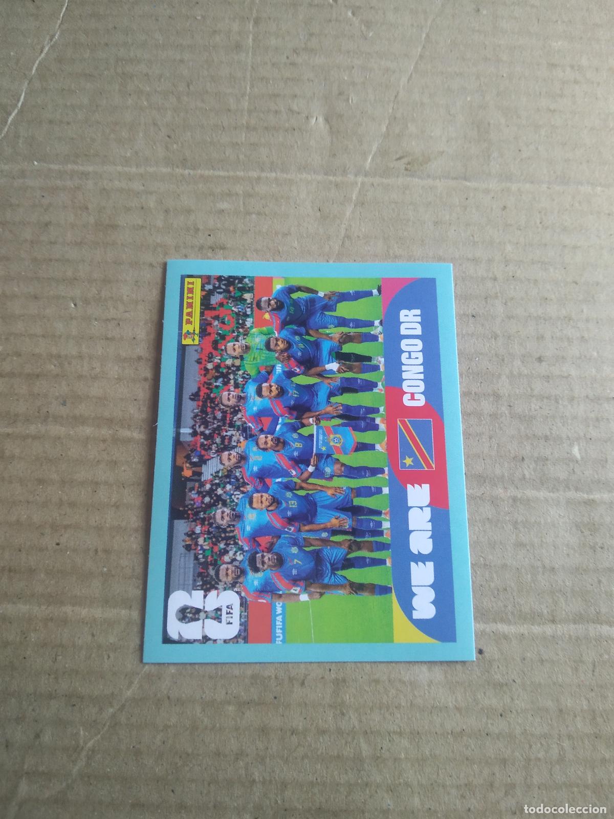 Cromos de f&uacute;tbol: COD 13 EQUIPO PLANTILLA CONGO CROMO FUTBOL PANINI MUNDIAL 2026 WORLD CUP COPA MUNDO