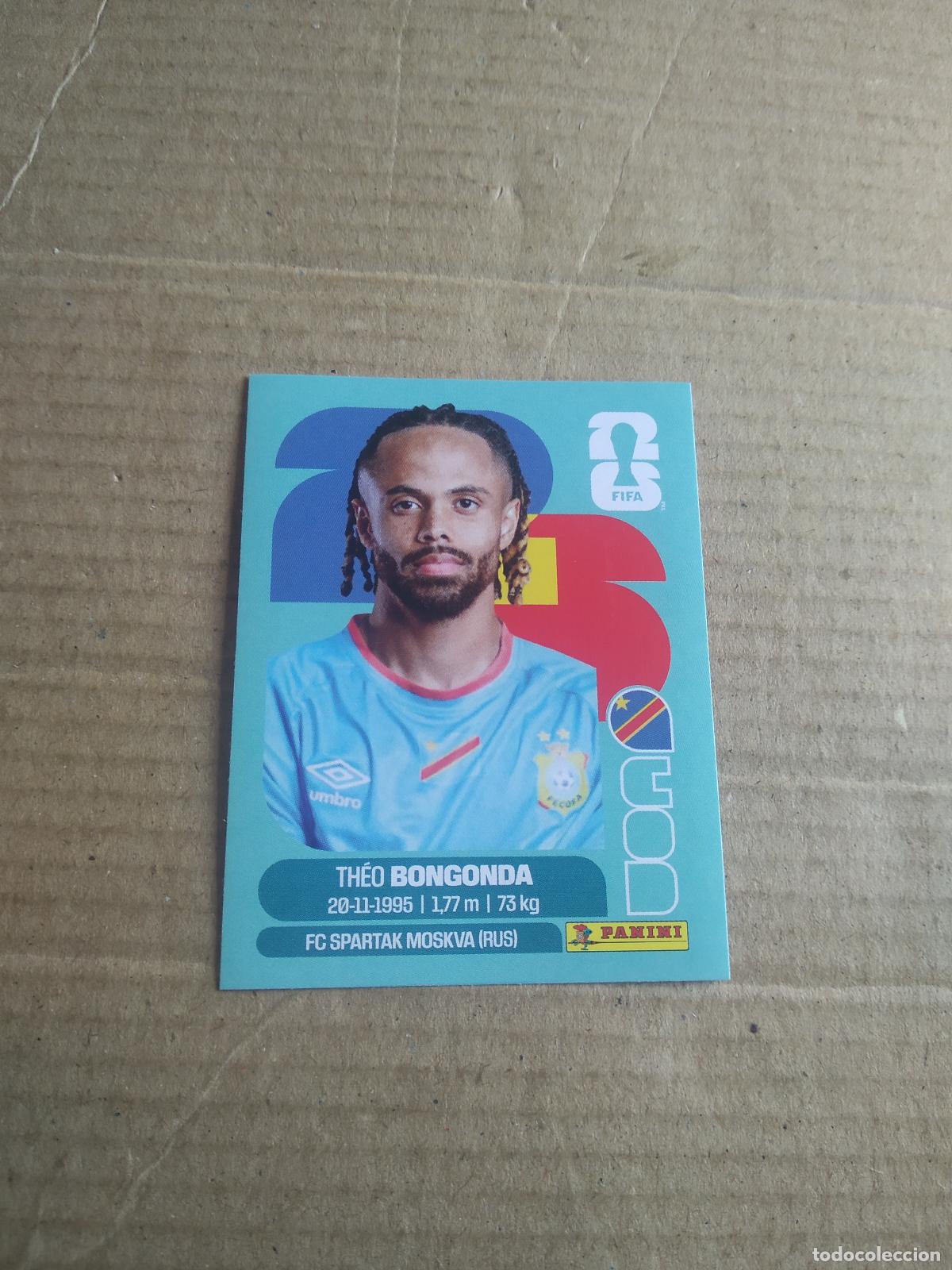 Cromos de f&uacute;tbol: COD 14 THEO BONGONDA CONGO CROMO FUTBOL PANINI MUNDIAL 2026 WORLD CUP COPA MUNDO