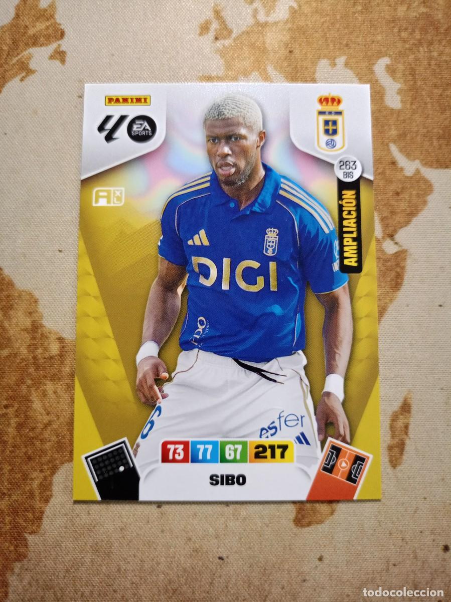 Cromos de f&uacute;tbol: Oviedo 263 bis SIBO Adrenalyn 2025-26