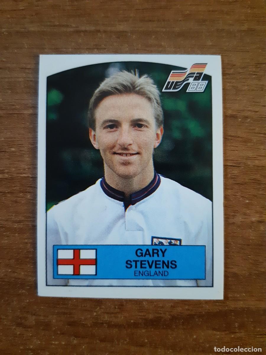 Cromos de f&uacute;tbol: N&deg;162 GARY STEVENS INGLATERRA EURO 88 PANINI EUROCOPA ALEMANIA 1988. NUNCA PEGADO, SIN PEGAR