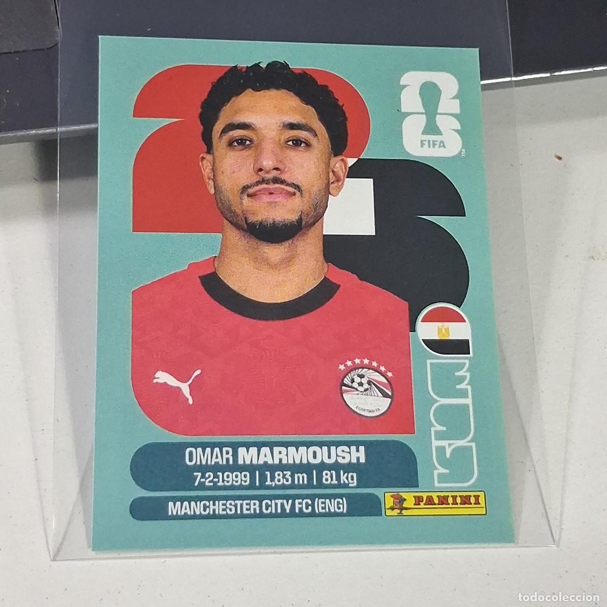 Cromos de f&uacute;tbol: B34 EGY20 OMAR MARMOUSH 20 EGIPTO EGY EGYPT MUNDIAL FIFA WORLD CUP 2026 STICKER PANINI