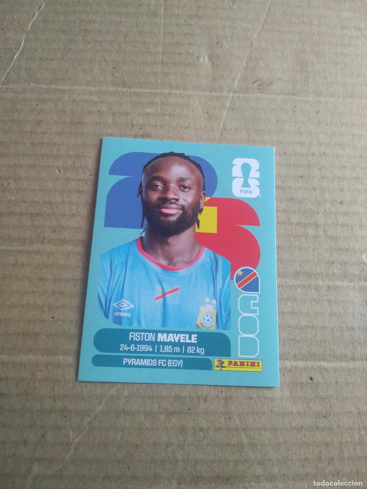 Cromos de f&uacute;tbol: COD 18 FISTON MAYELE CONGO CROMO FUTBOL PANINI MUNDIAL 2026 WORLD CUP COPA MUNDO