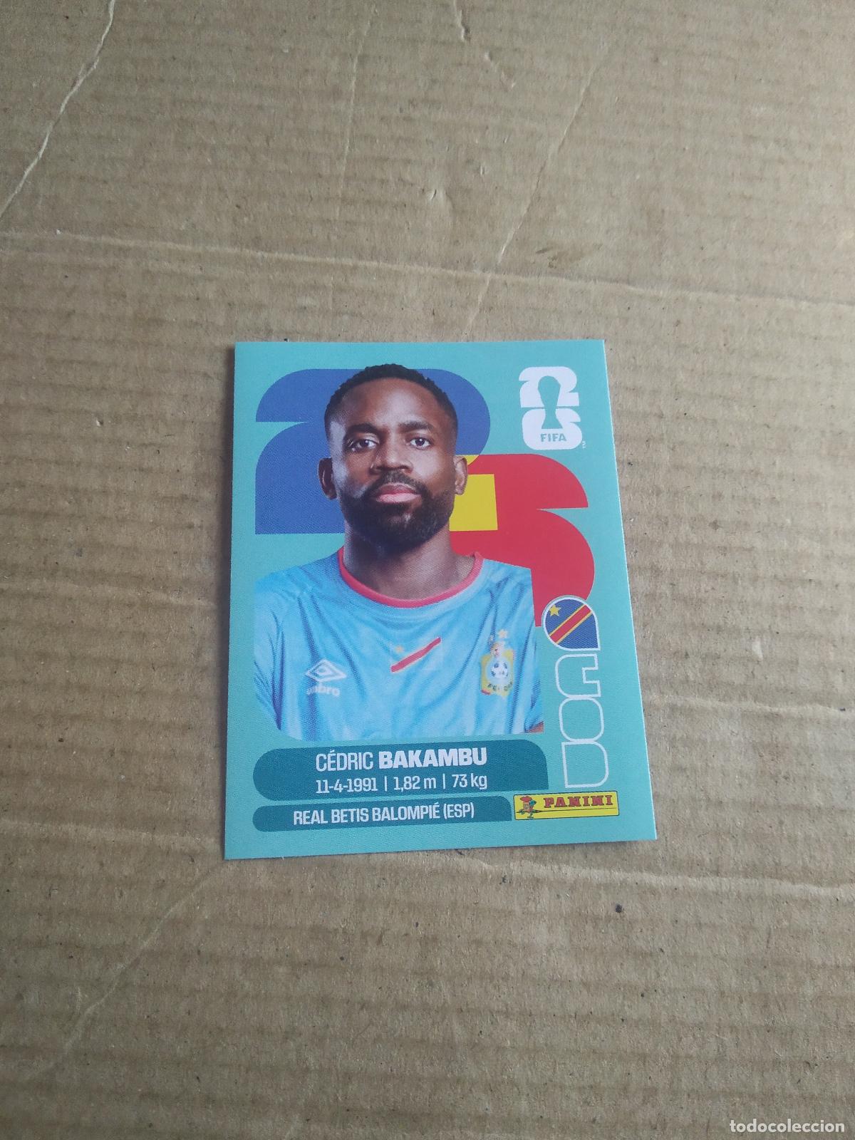 Cromos de f&uacute;tbol: COD 19 CEDRIC BAKAMBU CONGO CROMO FUTBOL PANINI MUNDIAL 2026 WORLD CUP COPA MUNDO