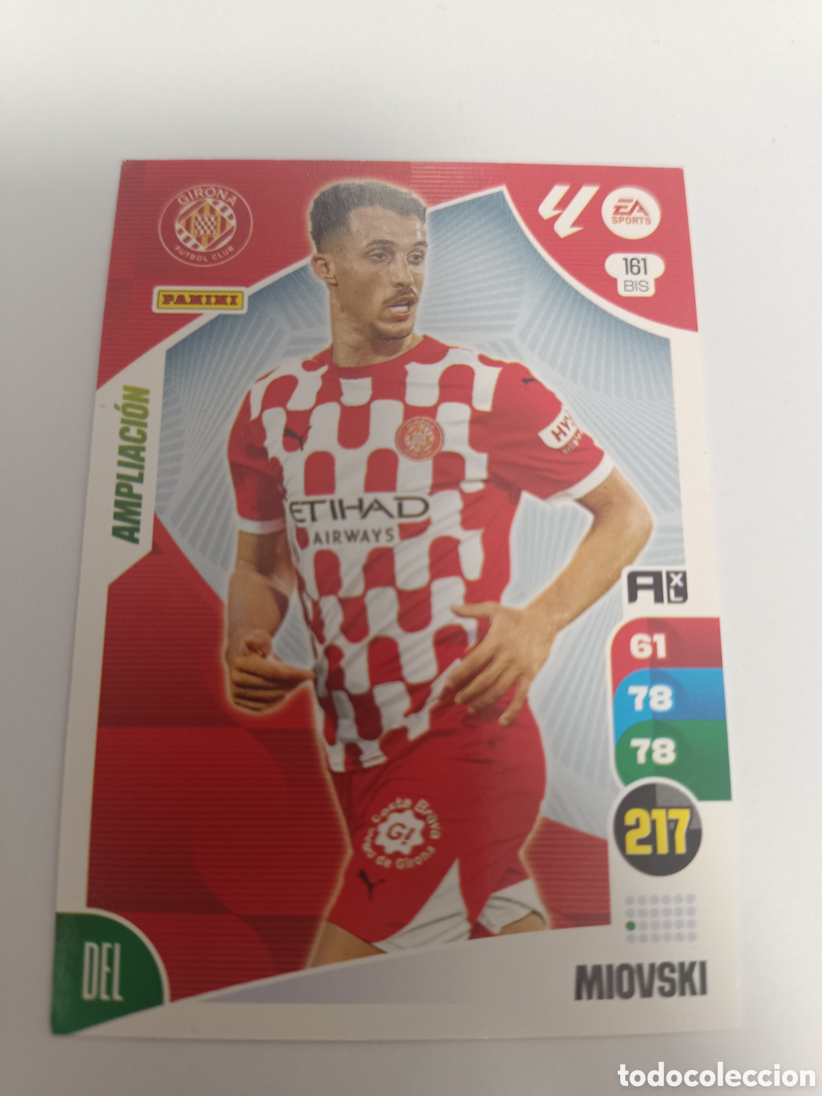 Cromos de f&uacute;tbol: Adrenalyn 24-25 Girona 161 bis miovski