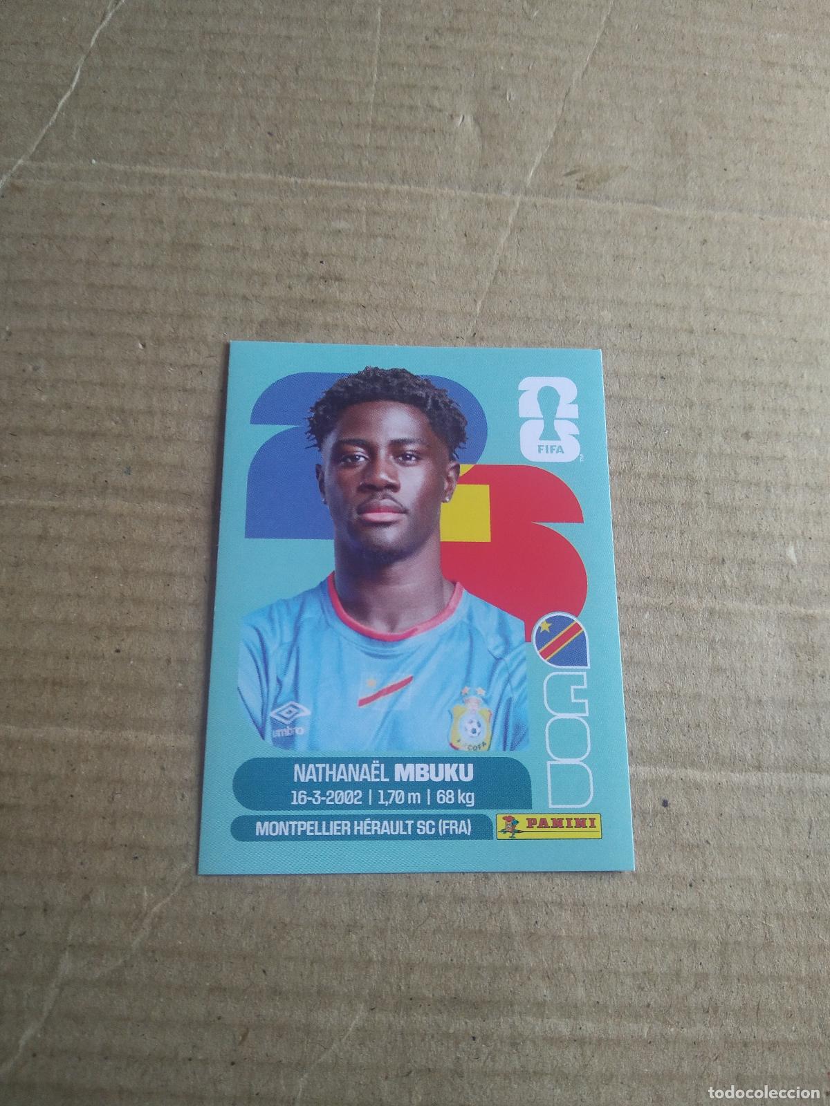 Cromos de f&uacute;tbol: COD 20 NATHANAEL MBUKU CONGO CROMO FUTBOL PANINI MUNDIAL 2026 WORLD CUP COPA MUNDO