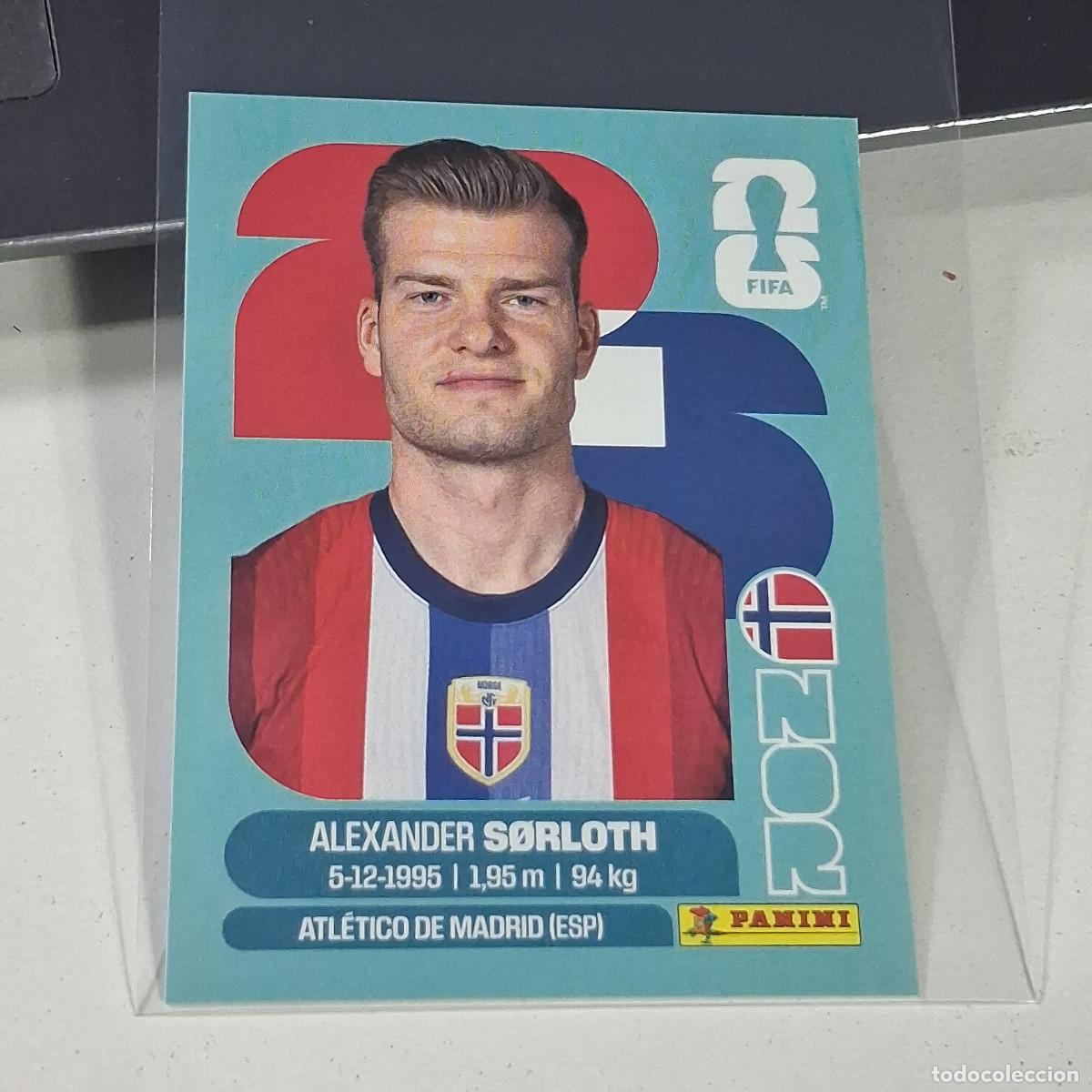 Cromos de f&uacute;tbol: B34 NOR 16 NOR16 ALEXANDER S&Oslash;RLOTH NORUEGA NORWAY NOR MUNDIAL FIFA WORLD CUP 2026 STICKER PANINI