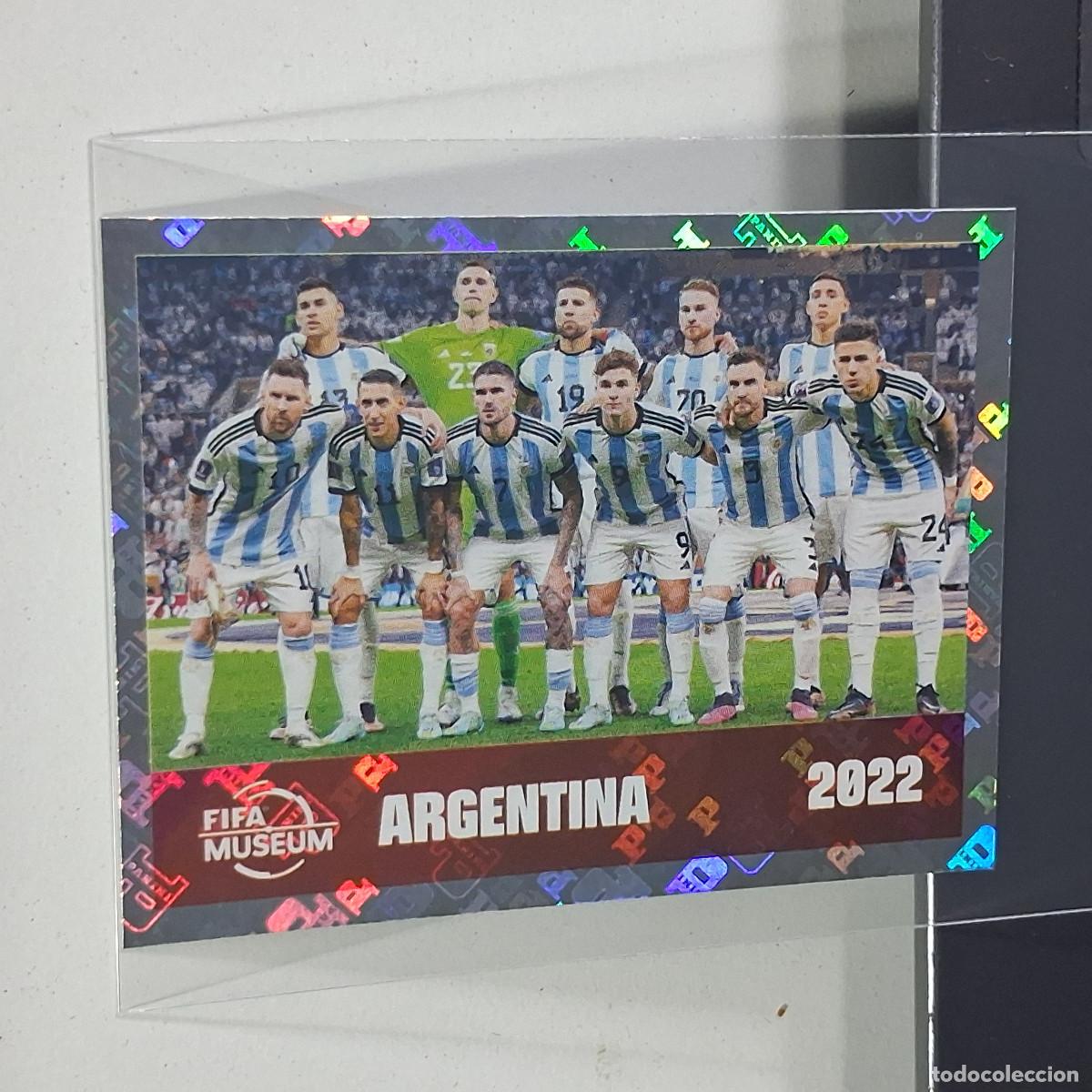 Cromos de f&uacute;tbol: B34 FWC19 ARGENTINA 2022 FWC 19 FIFA HISTORY MUNDIAL FIFA WORLD CUP 2026 STICKER PANINI