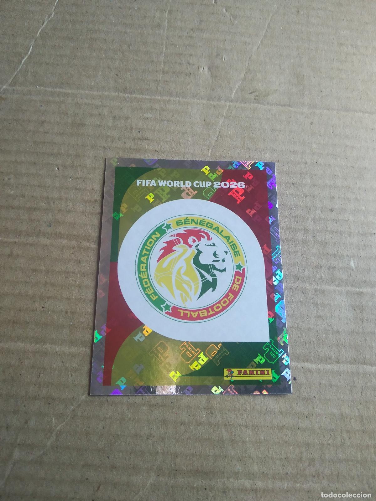 Cromos de f&uacute;tbol: SEN 1 ESCUDO SENEGAL CROMO FUTBOL PANINI MUNDIAL 2026 WORLD CUP COPA MUNDO