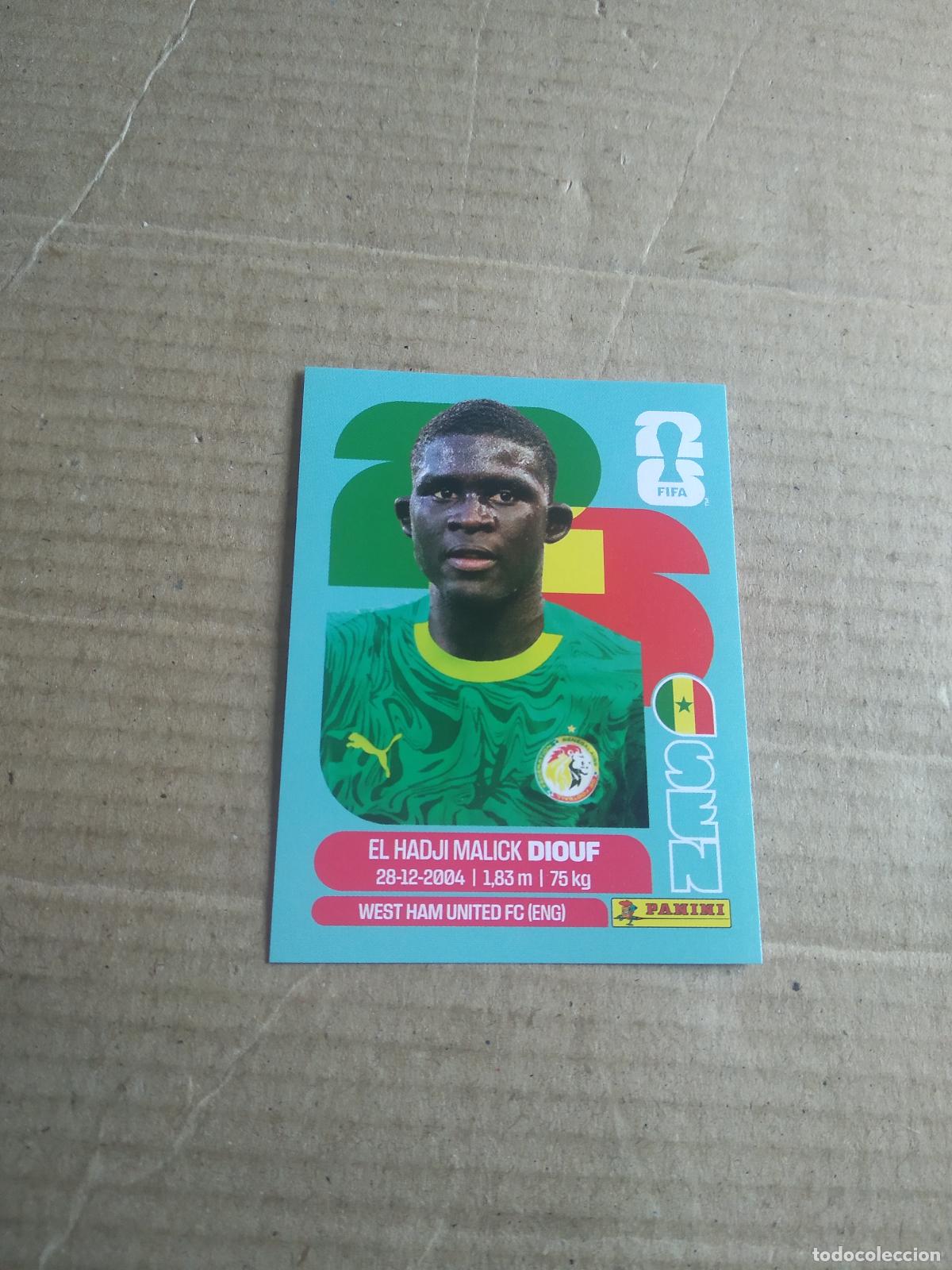 Cromos de f&uacute;tbol: SEN 7 EL HADJI MALICK DIOUF SENEGAL CROMO FUTBOL PANINI MUNDIAL 2026 WORLD CUP COPA MUNDO