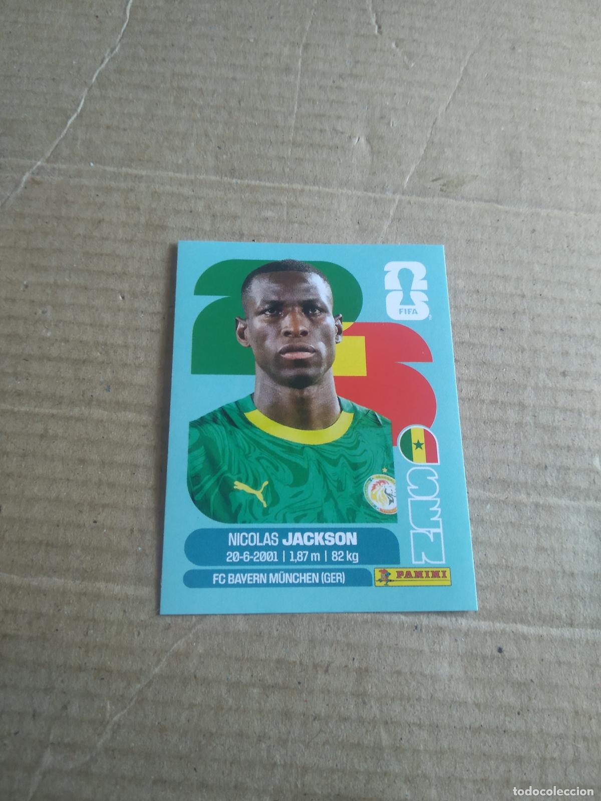 Cromos de f&uacute;tbol: SEN 19 NICOLAS JACKSON SENEGAL CROMO FUTBOL PANINI MUNDIAL 2026 WORLD CUP COPA MUNDO