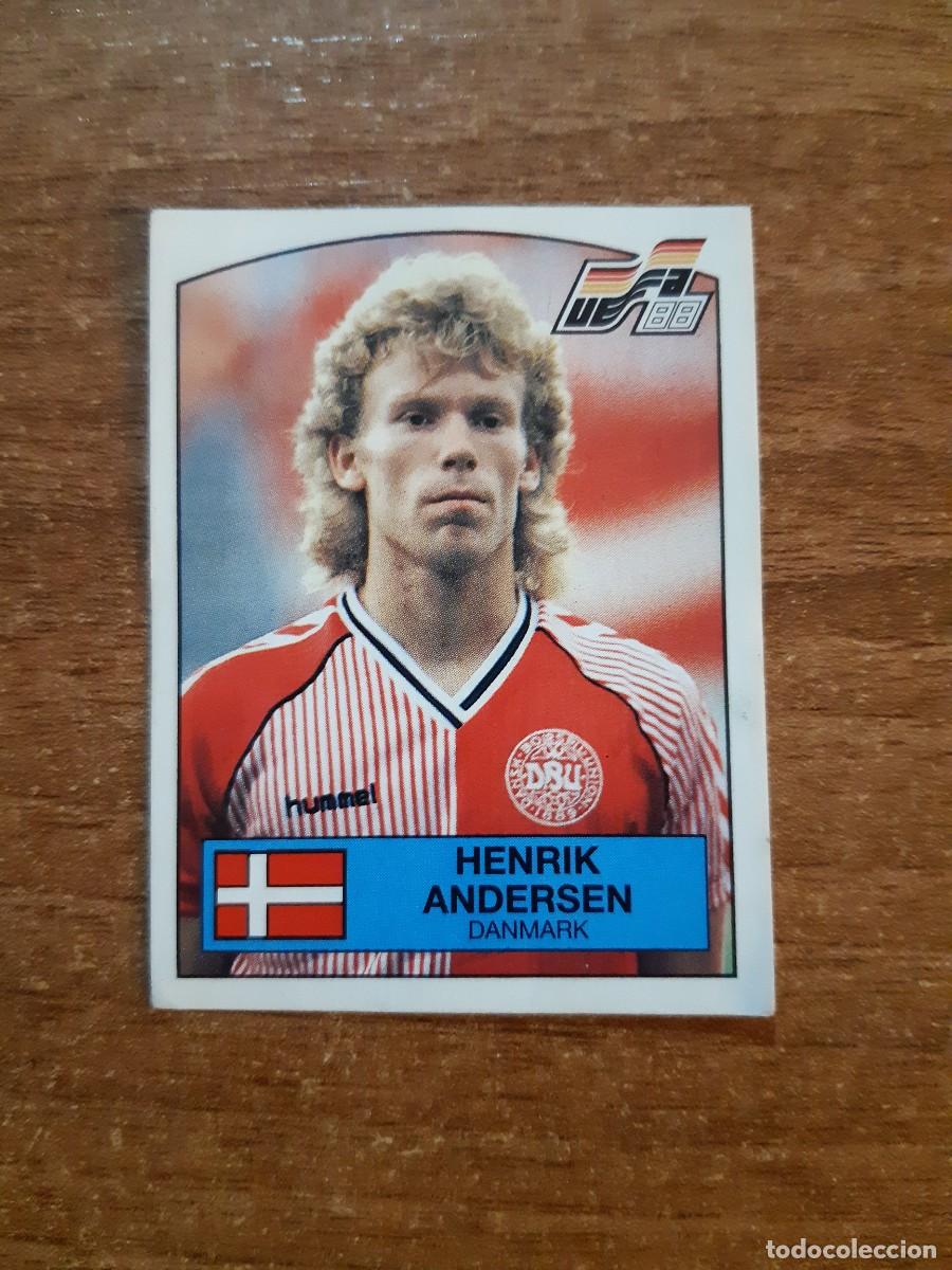 Cromos de f&uacute;tbol: N&deg;114 HENRIK ANDERSEN DINAMARCA EURO 88 PANINI EUROCOPA ALEMANIA 1988. NUNCA PEGADO, SIN PEGAR