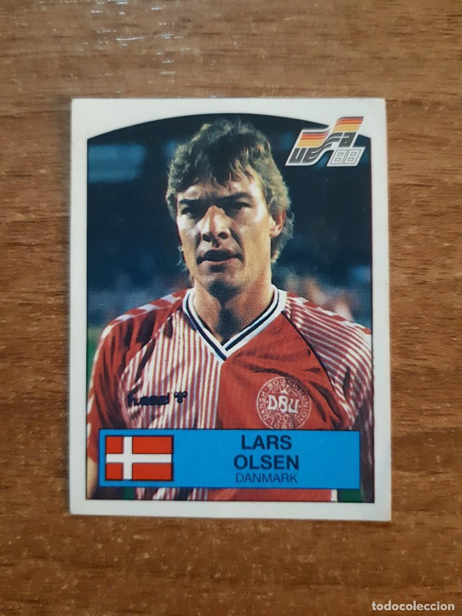 Cromos de f&uacute;tbol: N&deg;112 LARS OLSEN DINAMARCA EURO 88 PANINI EUROCOPA ALEMANIA 1988. NUNCA PEGADO, SIN PEGAR
