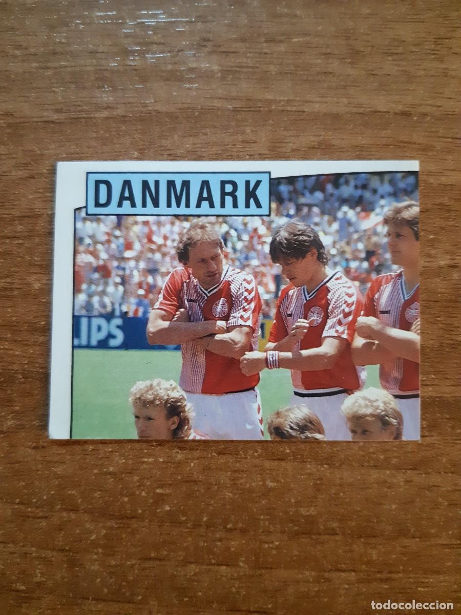 Cromos de f&uacute;tbol: N&deg;99 ALINEACI&Oacute;N DINAMARCA 1/4 EURO 88 PANINI EUROCOPA ALEMANIA 1988. NUNCA PEGADO, SIN PEGAR