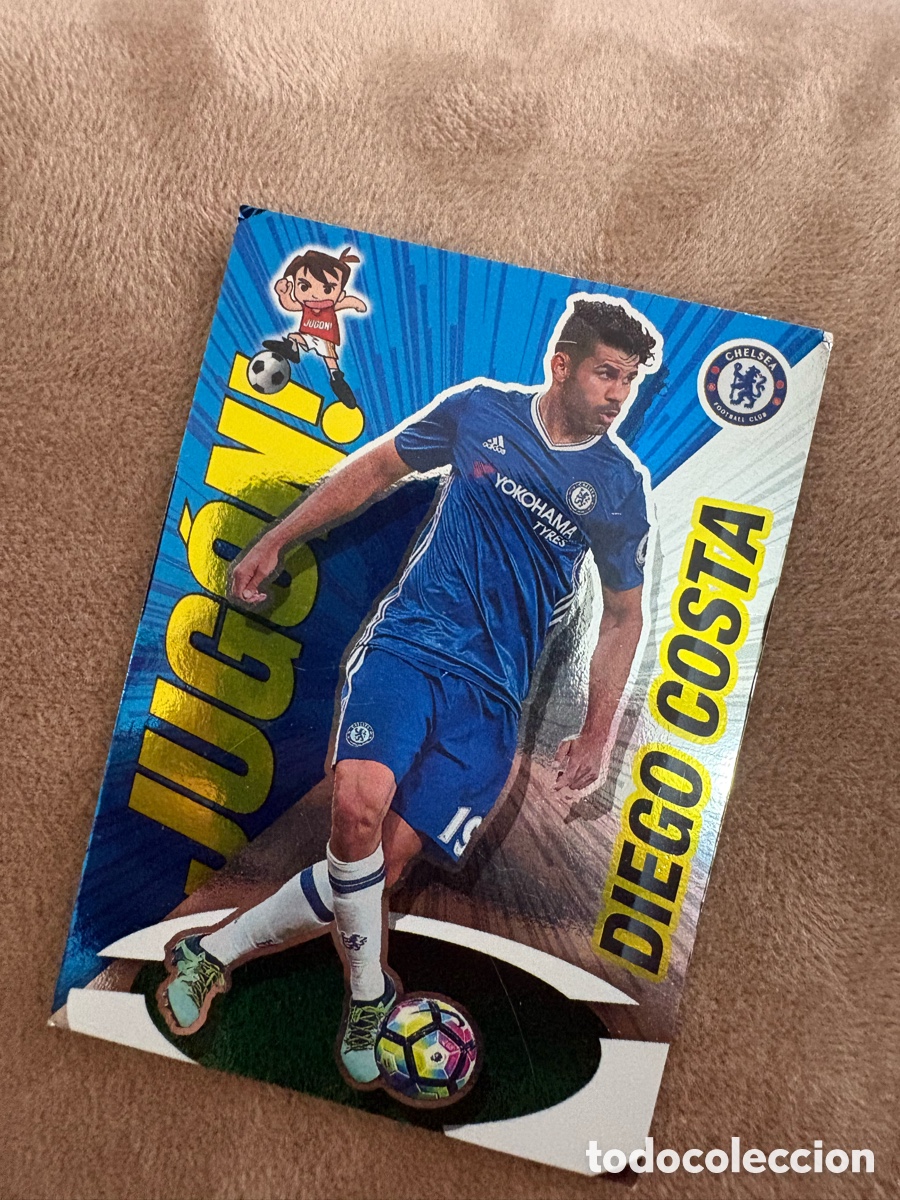 Cromos de f&uacute;tbol: JUGON ESPA&Ntilde;OL 2016 2017 16 17 DIEGO COSTA CHELSEA