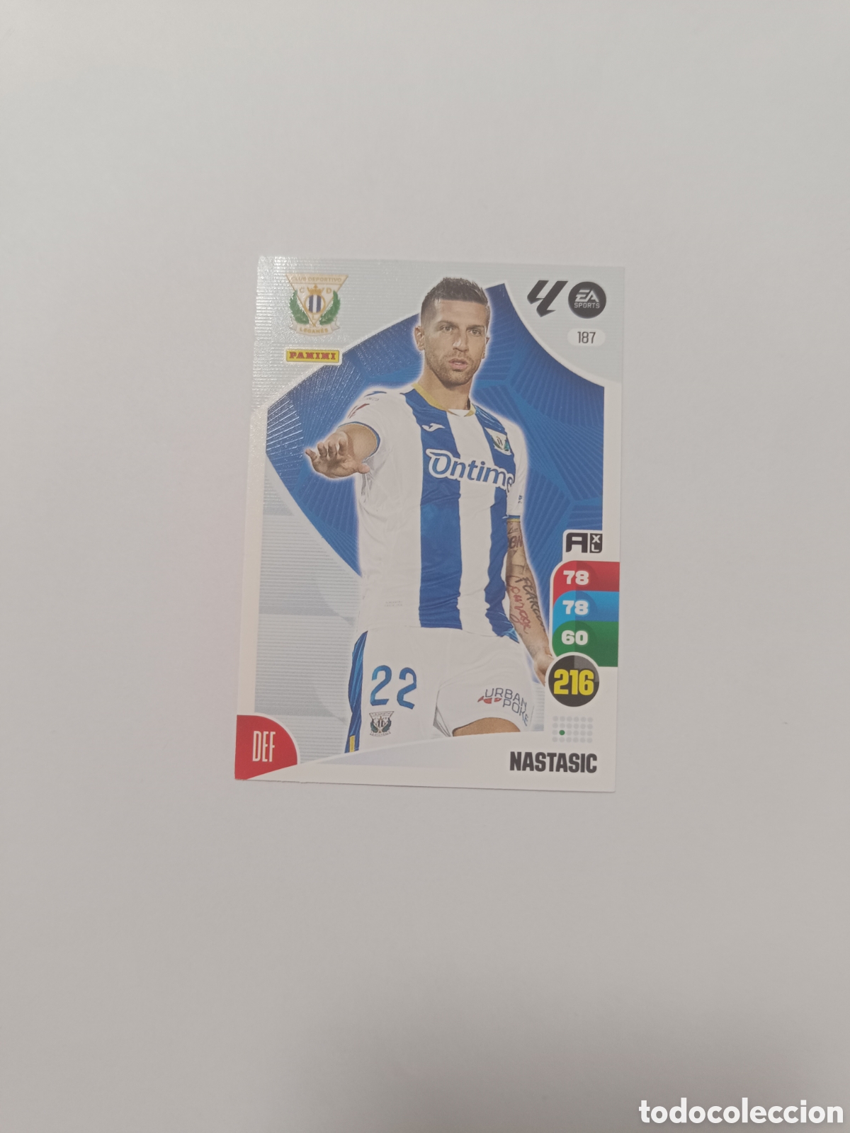 Cromos de f&uacute;tbol: Adrenalyn 24-25 leganes 187 nastacic