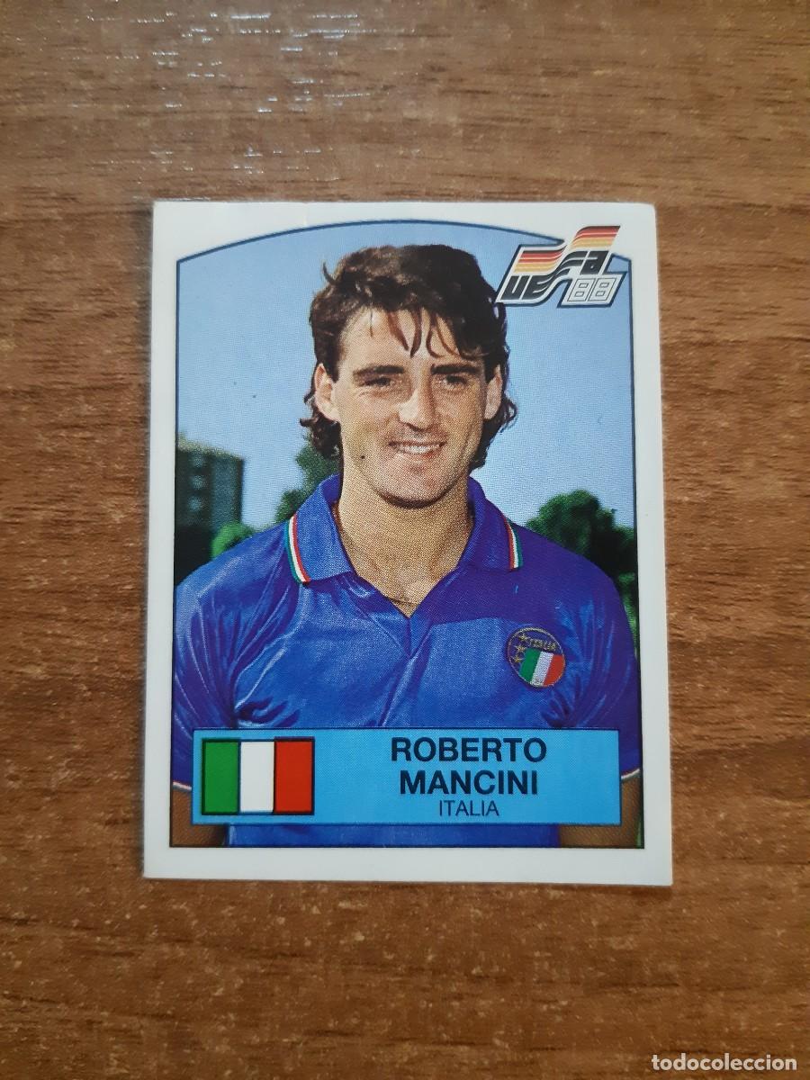 Cromos de f&uacute;tbol: N&deg;95 ROBERTO MANCINI ITALIA EURO 88 PANINI EUROCOPA ALEMANIA 1988. NUNCA PEGADO, SIN PEGAR