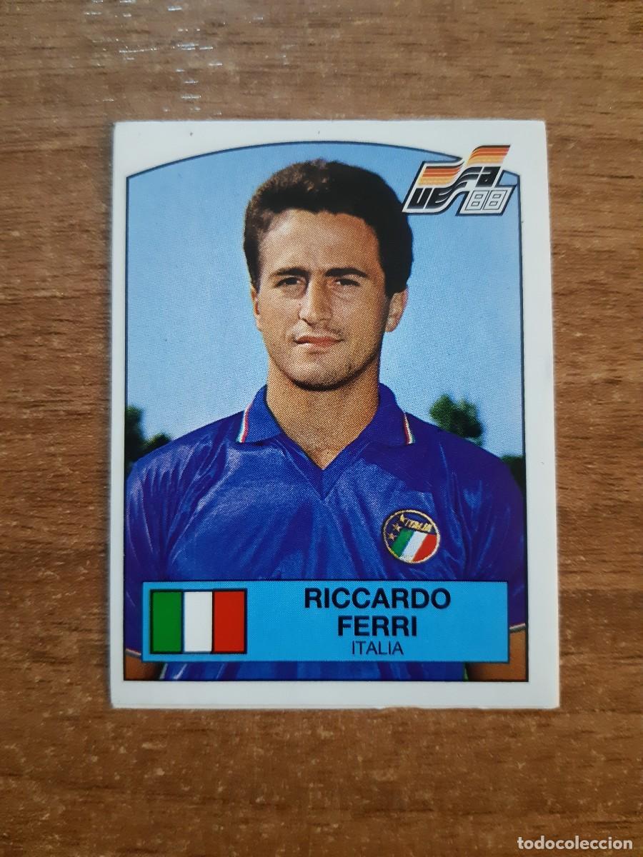 Cromos de f&uacute;tbol: N&deg;85 RICCARDO FERRI ITALIA EURO 88 PANINI EUROCOPA ALEMANIA 1988. NUNCA PEGADO, SIN PEGAR