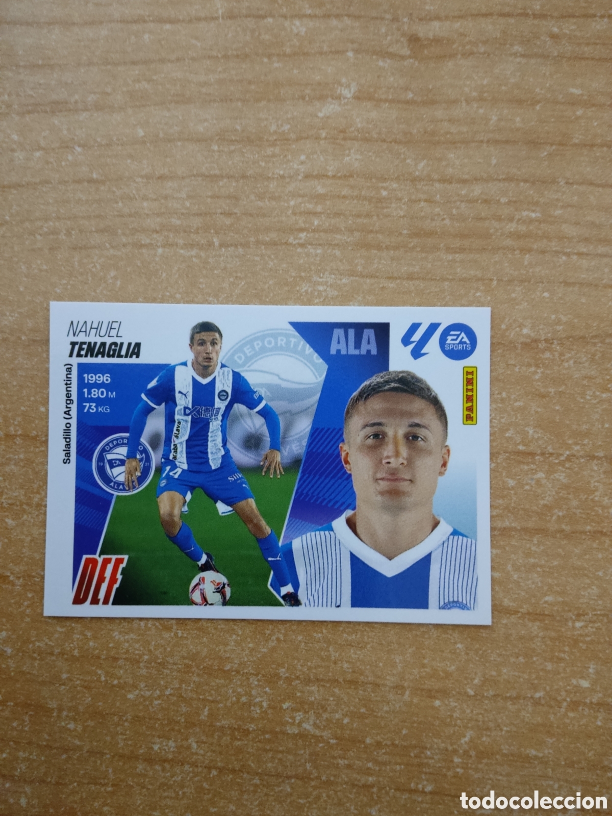Cromos de f&uacute;tbol: 5 TENAGLIA ALAVES LIGA ESTE 2025 2026
