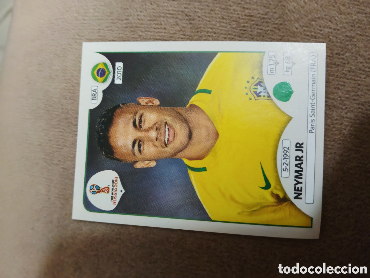 Cromos de f&uacute;tbol: 359 NEYMAR JR. (BRASIL) MUNDIAL RUSIA 2018 PANINI VERSION ROSA