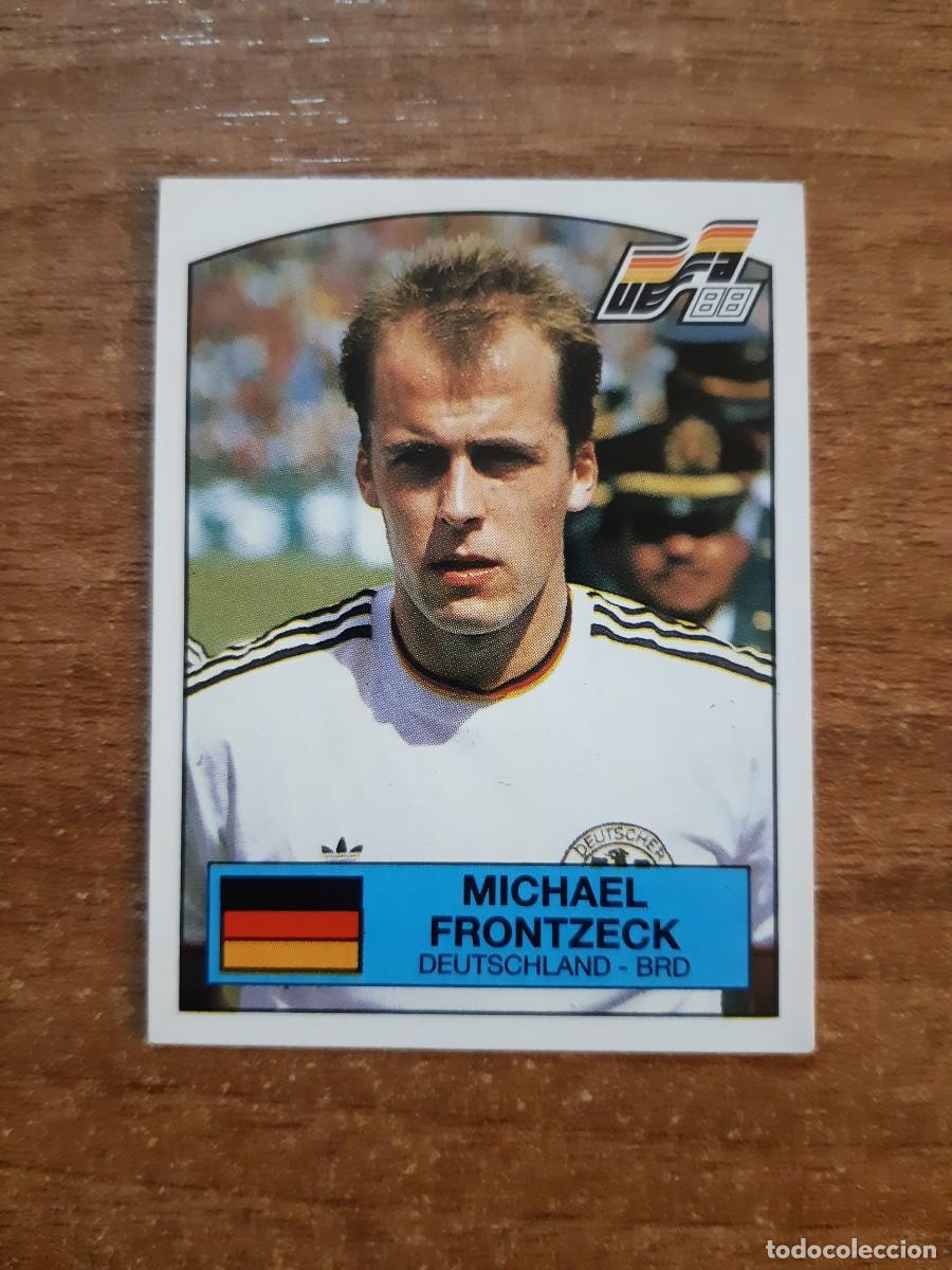 Cromos de f&uacute;tbol: N&deg;59 MICHAEL FRONTZECK ALEMANIA EURO 88 PANINI EUROCOPA ALEMANIA 1988. NUNCA PEGADO, SIN PEGAR