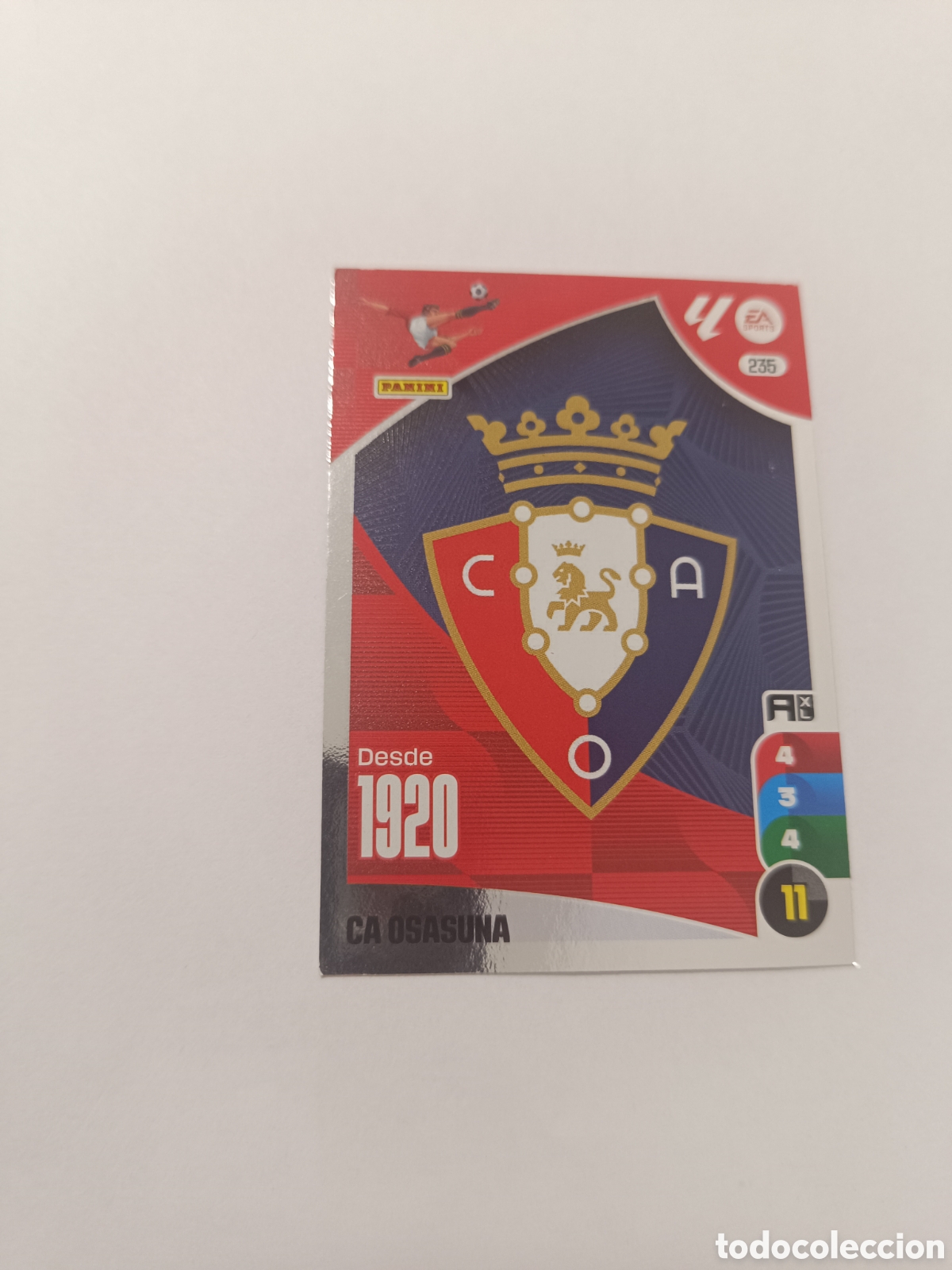 Cromos de f&uacute;tbol: Adrenalyn 24-25 Osasuna 235 escudo
