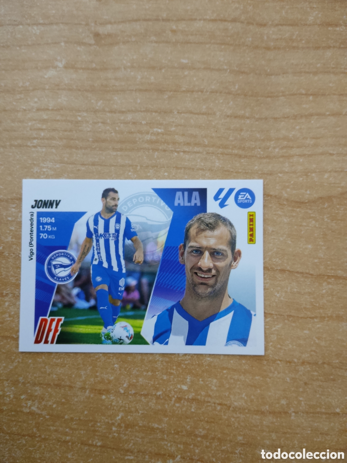 Cromos de f&uacute;tbol: 10 BIS JONNY ALAVES LIGA ESTE 2025 2026