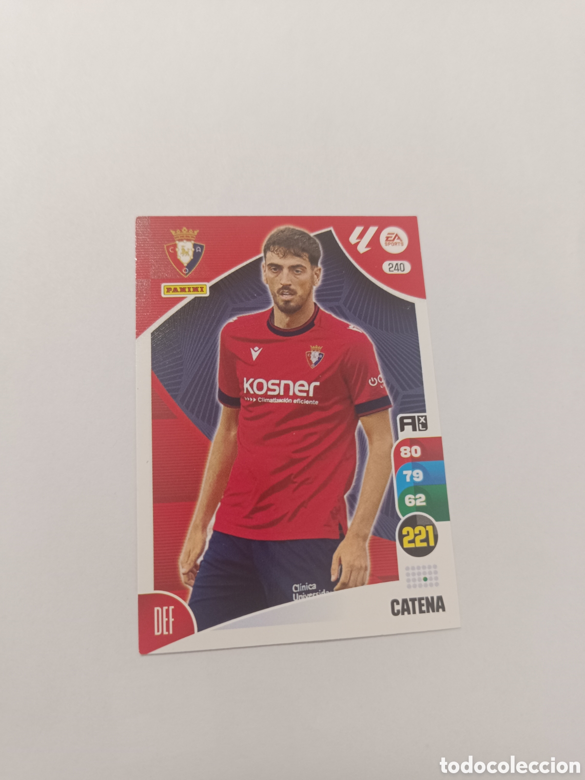 Cromos de f&uacute;tbol: Adrenalyn 24-25 Osasuna 240 catena