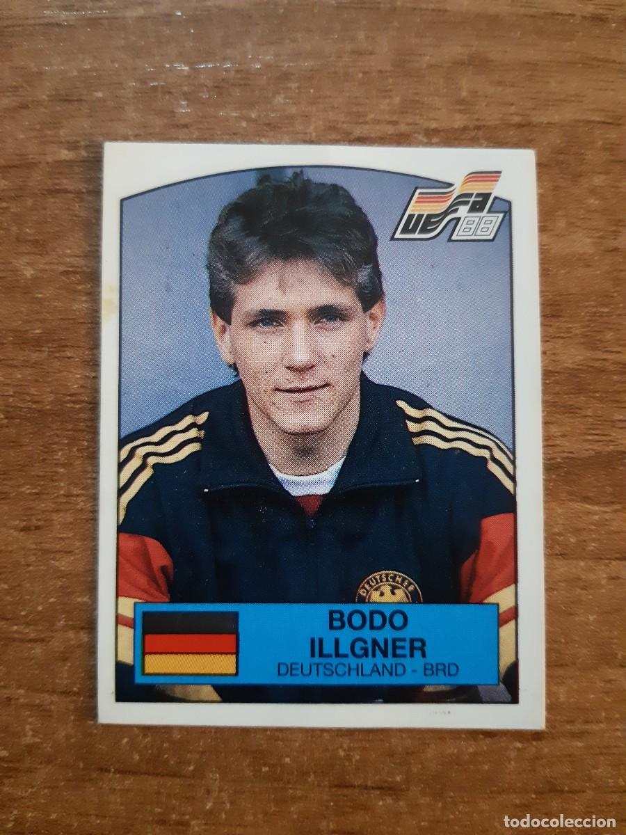 Cromos de f&uacute;tbol: N&deg;53 BODO ILLGNER ALEMANIA EURO 88 PANINI EUROCOPA ALEMANIA 1988. NUNCA PEGADO, SIN PEGAR