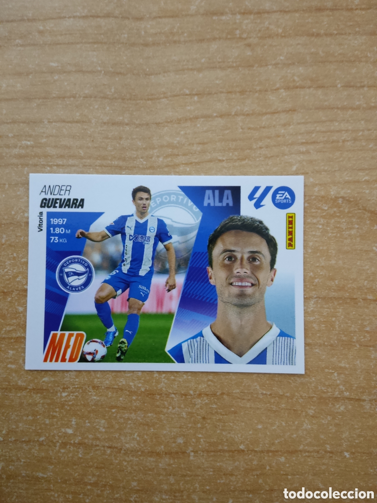 Cromos de f&uacute;tbol: 11 GUEVARA ALAVES LIGA ESTE 2025 2026