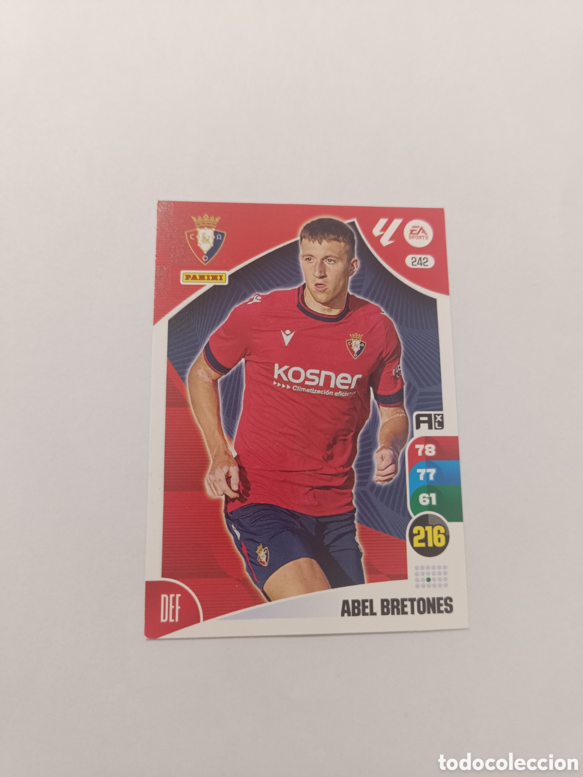 Cromos de f&uacute;tbol: Adrenalyn 24-25 Osasuna 242 bretones