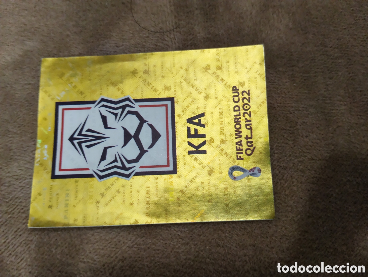 Cromos de f&uacute;tbol: MUNDIAL NARANJA 2022 WORLD CUP QATAR ROSA ALBUM PANINI LIGA N KOR1 KOR 1 COREA SUR KOREA ESCUDO LOGO