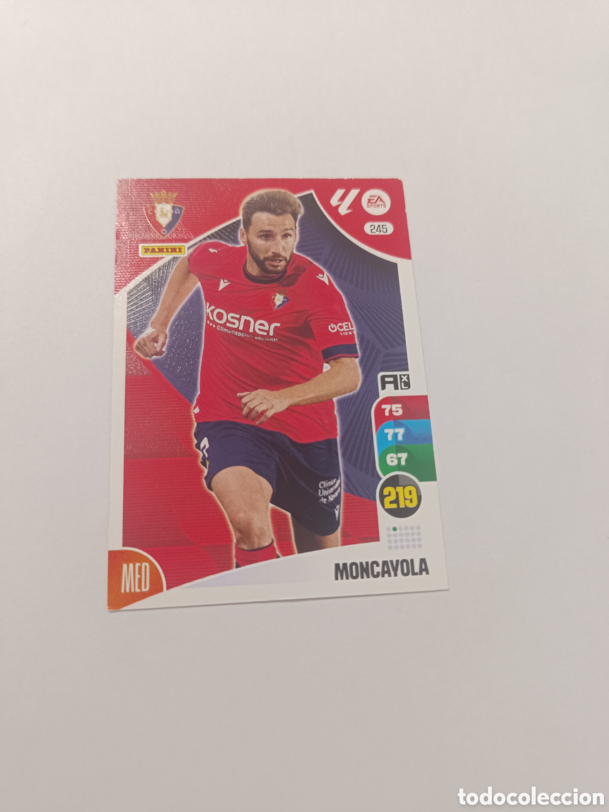 Cromos de f&uacute;tbol: Adrenalyn 24-25 Osasuna 245 moncayola