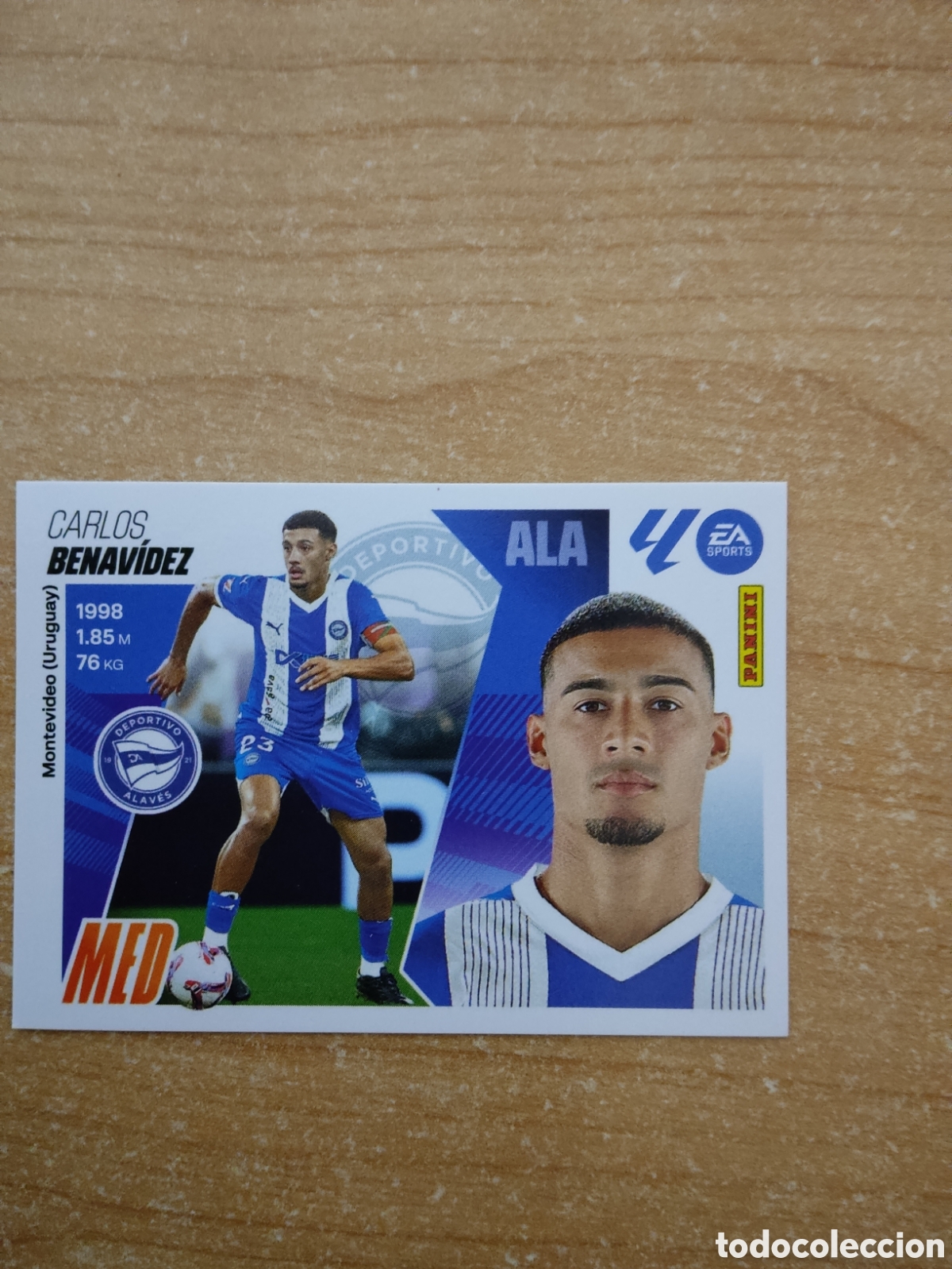 Cromos de f&uacute;tbol: 12 BENAVIDEZ ALAVES LIGA ESTE 2025 2026