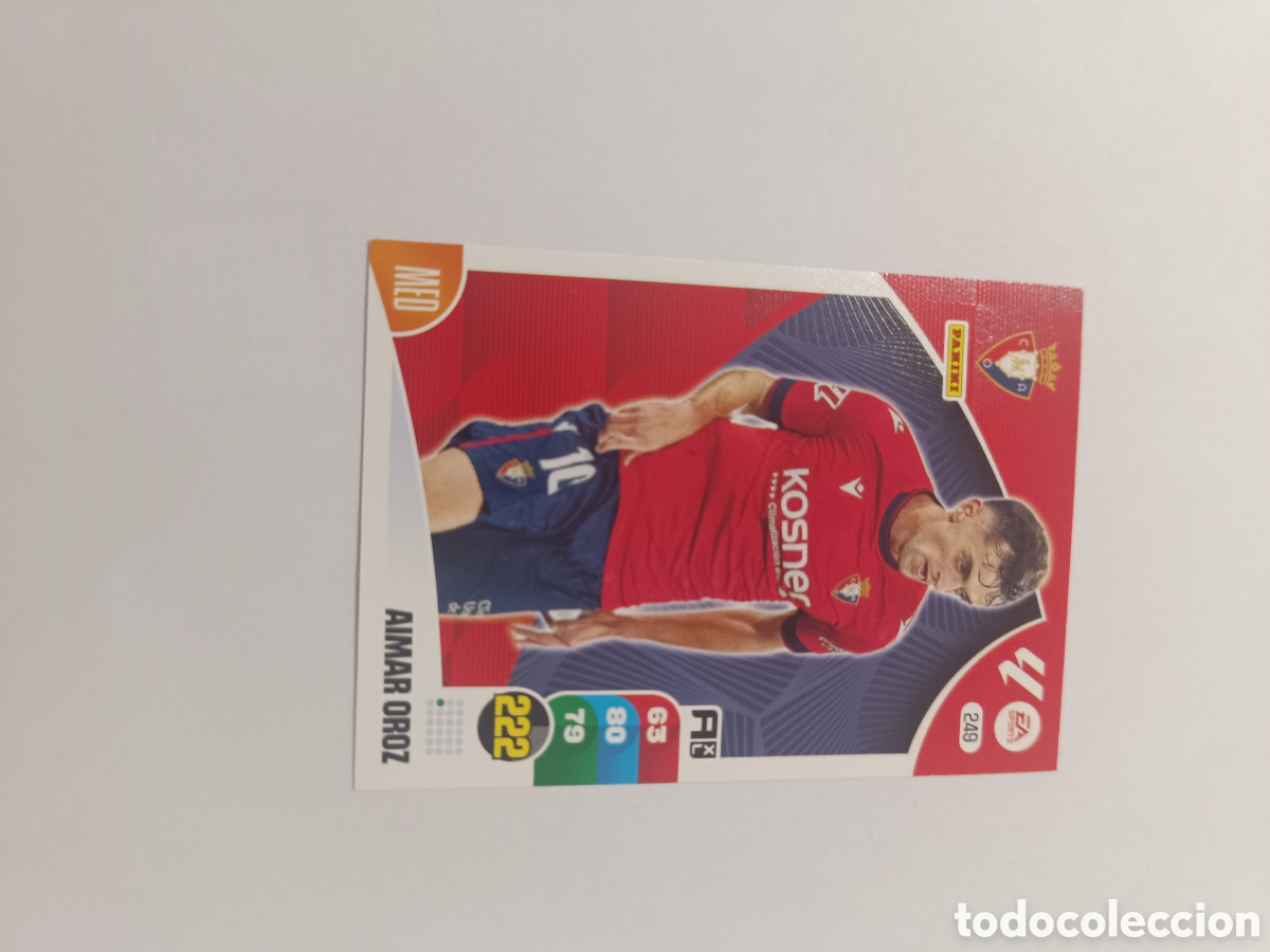 Cromos de f&uacute;tbol: Adrenalyn 24-25 Osasuna 249 Aimar oroz