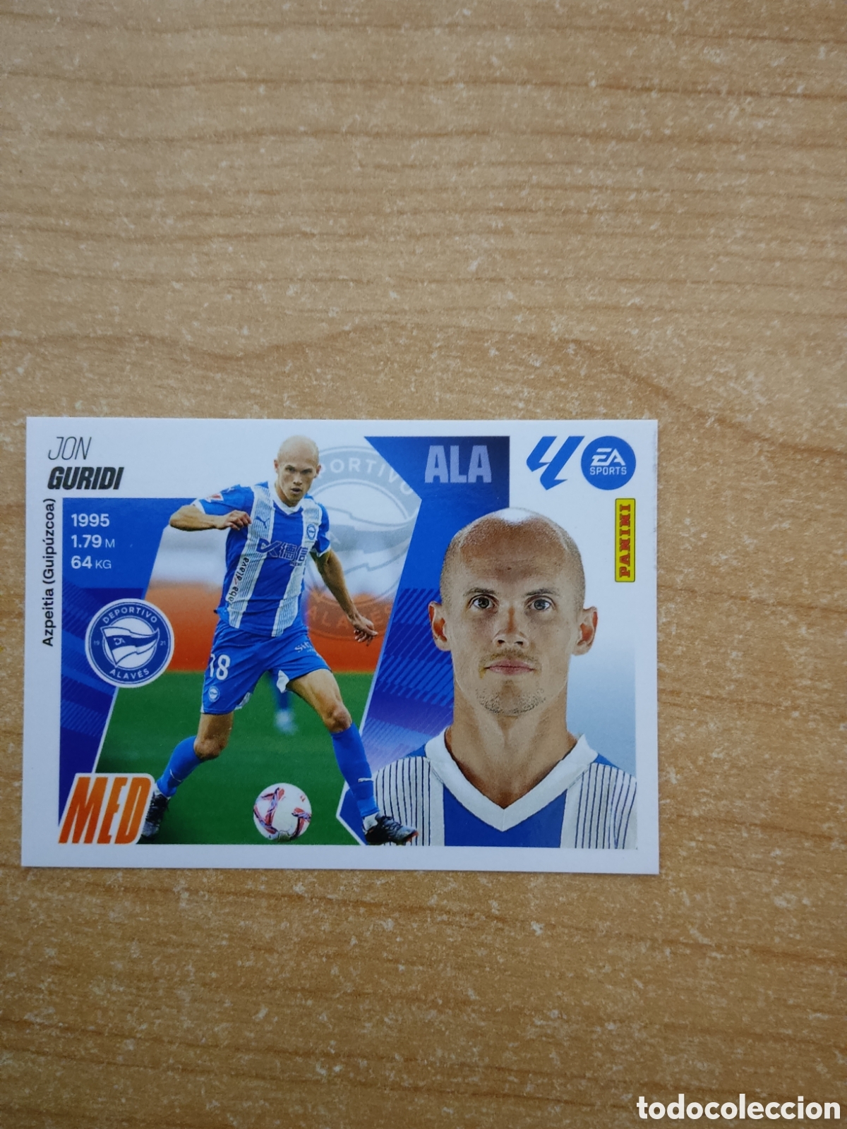 Cromos de f&uacute;tbol: 13 GURIDI ALAVES LIGA ESTE 2025 2026