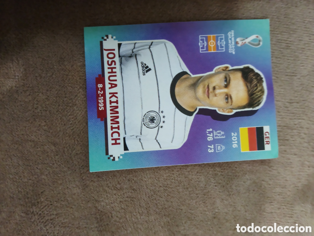 Cromos de f&uacute;tbol: CROMO GER 15 KIMMICH ALEMANIA FIFA WORLD CUP MUNDIAL QATAR 2022 22 STICKER PANINI