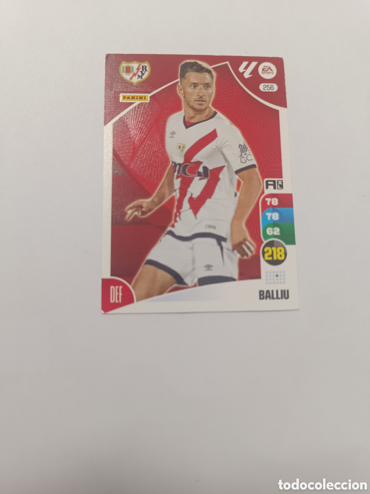 Cromos de f&uacute;tbol: Adrenalyn 24-25 rayo vallecano balliu 256