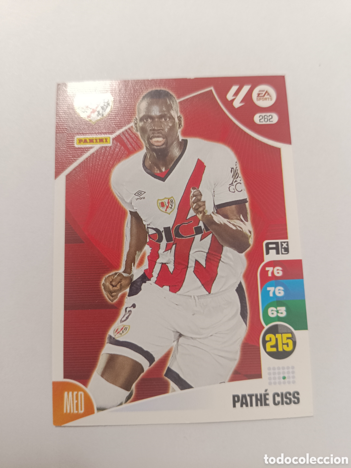Cromos de f&uacute;tbol: Adrenalyn 24-25 rayo vallecano 262 pathe ciss