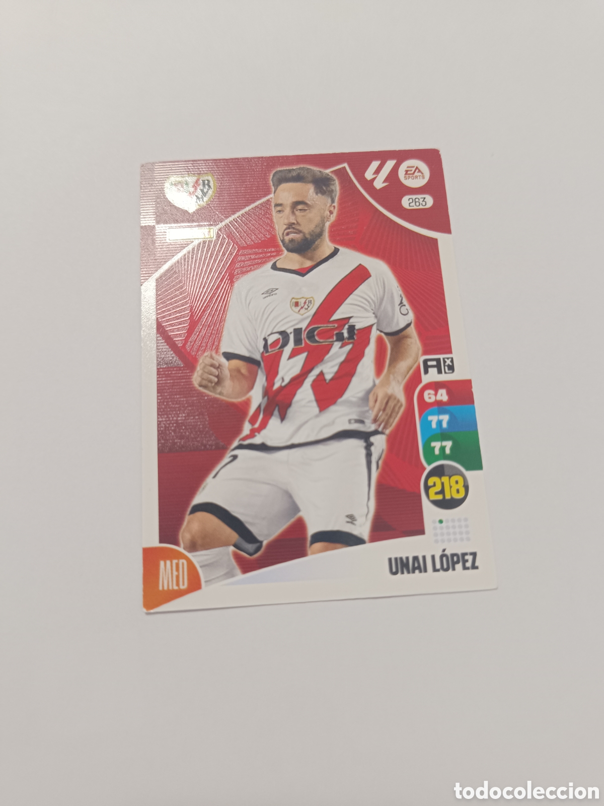 Cromos de f&uacute;tbol: Adrenalyn 24-25 rayo vallecano 263 Unai lopez