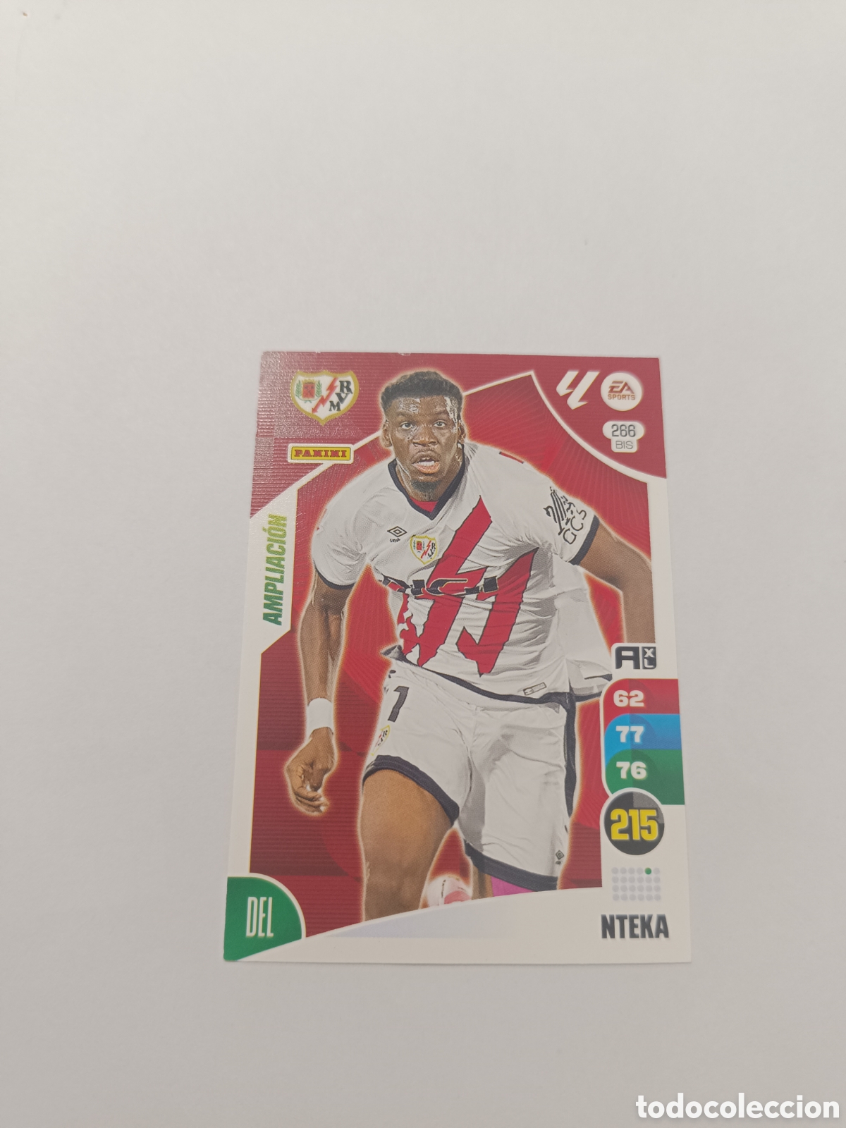 Cromos de f&uacute;tbol: Adrenalyn 24-25 rayo vallecano nteka 266 bis