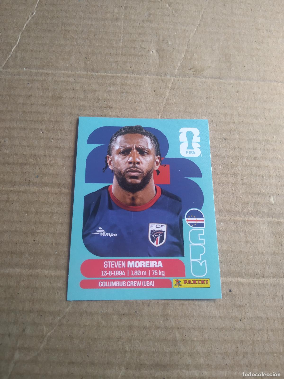 Cromos de f&uacute;tbol: CPV 6 STEVEN MOREIRA CABO VERDE CROMO FUTBOL PANINI MUNDIAL 2026 WORLD CUP COPA MUNDO