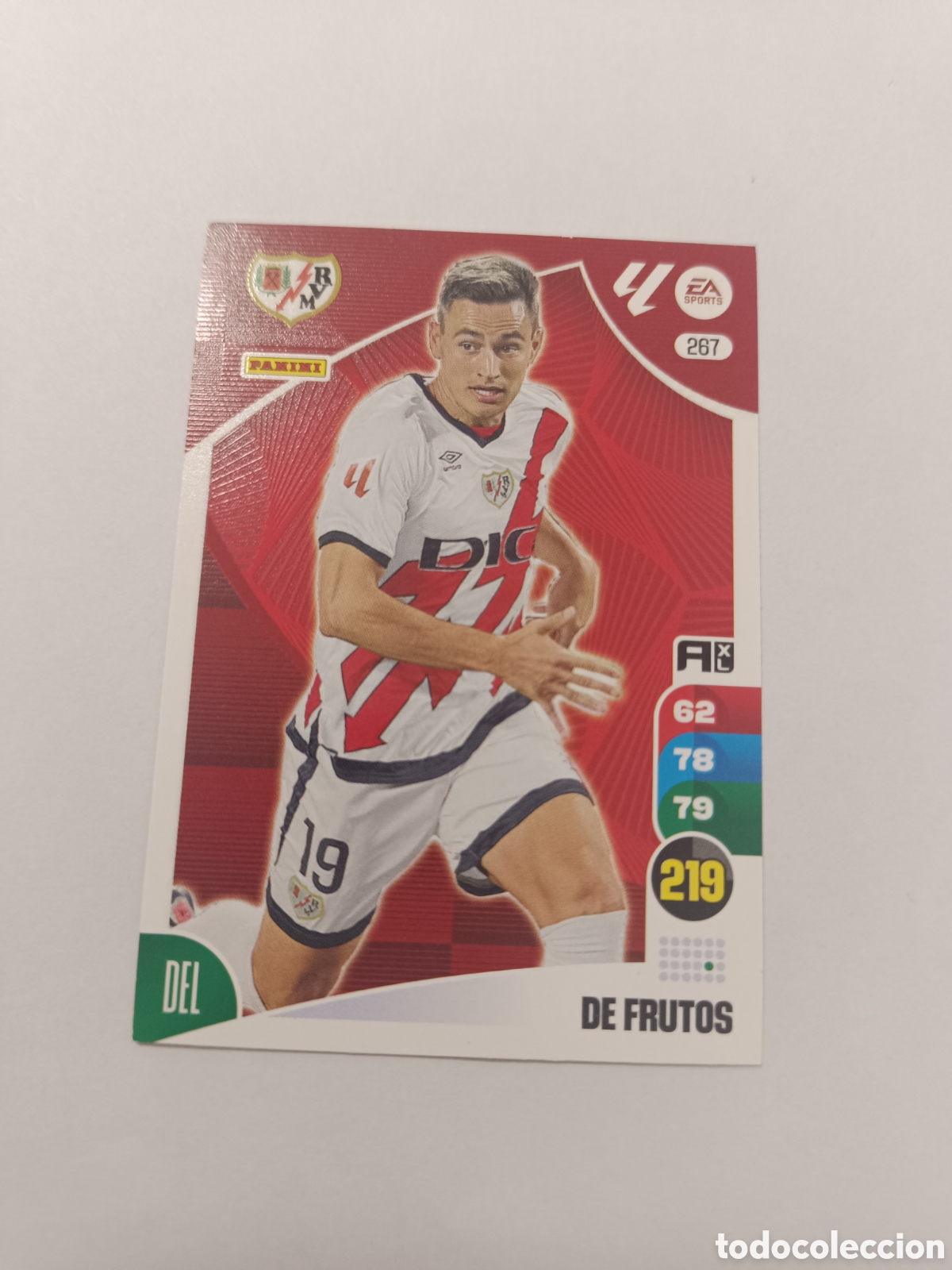 Football Stickers: Adrenalyn 24-25 rayo vallecano 267 de frutos