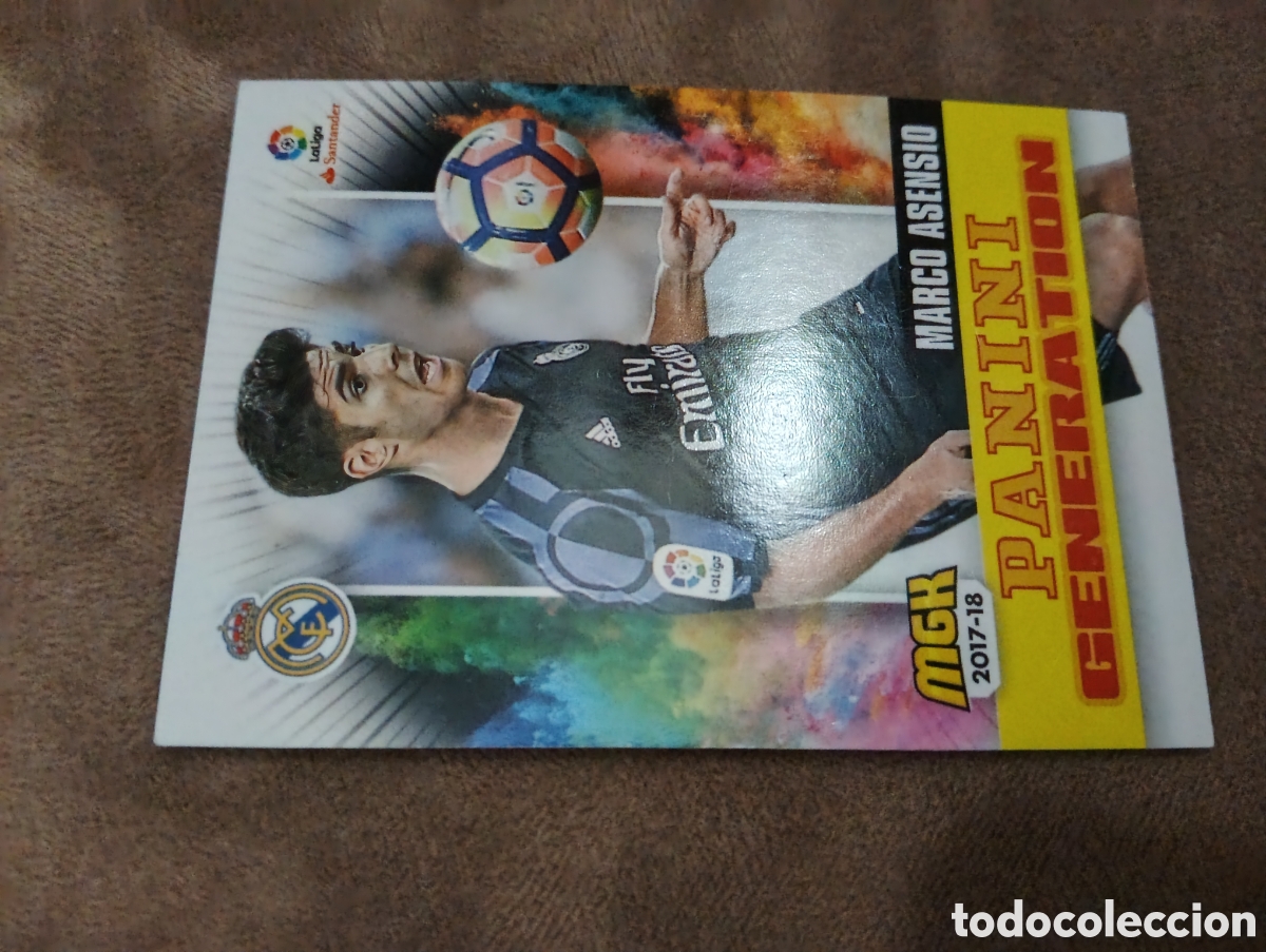 Football Stickers: Megacracks 2017 2018 17 18 panini Marco Asensio panini generation n&deg; 405 Real Madrid