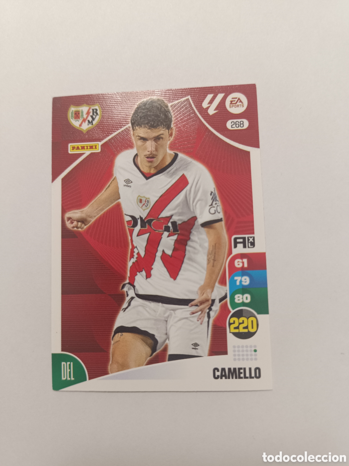 Cromos de f&uacute;tbol: Adrenalyn 24-25 rayo vallecano 268 camello