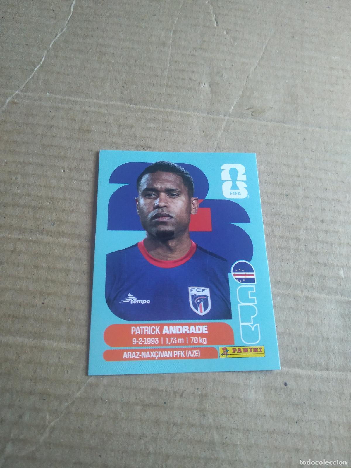 Cromos de f&uacute;tbol: CPV 11 PATRICK ANDRADE CABO VERDE CROMO FUTBOL PANINI MUNDIAL 2026 WORLD CUP COPA MUNDO