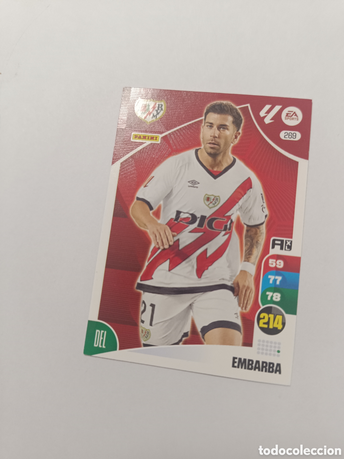Cromos de f&uacute;tbol: Adrenalyn 24-25 rayo vallecano 269 embarba