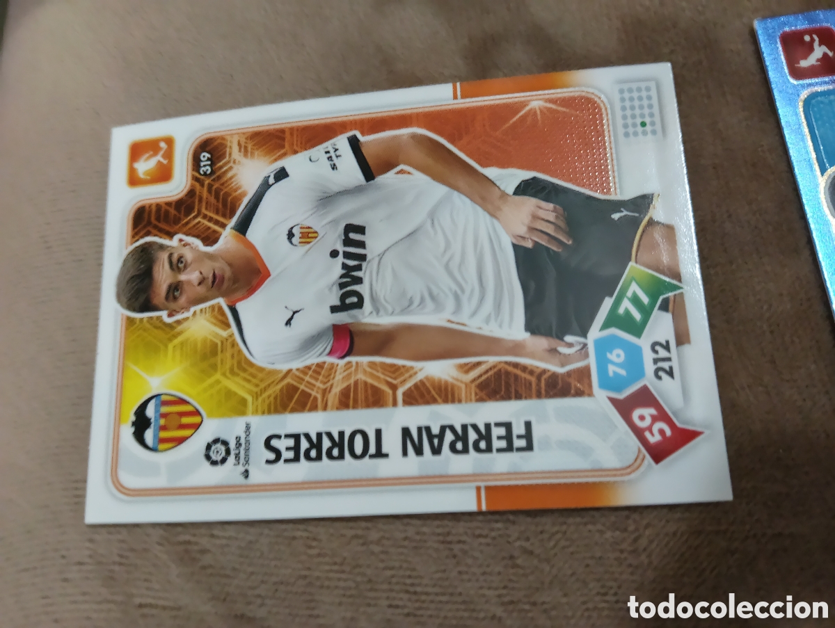 Cromos de f&uacute;tbol: ADRENALYN XL 2019 2020 - 319 FERRAN TORRES - VALENCIA - PANINI - 19 20