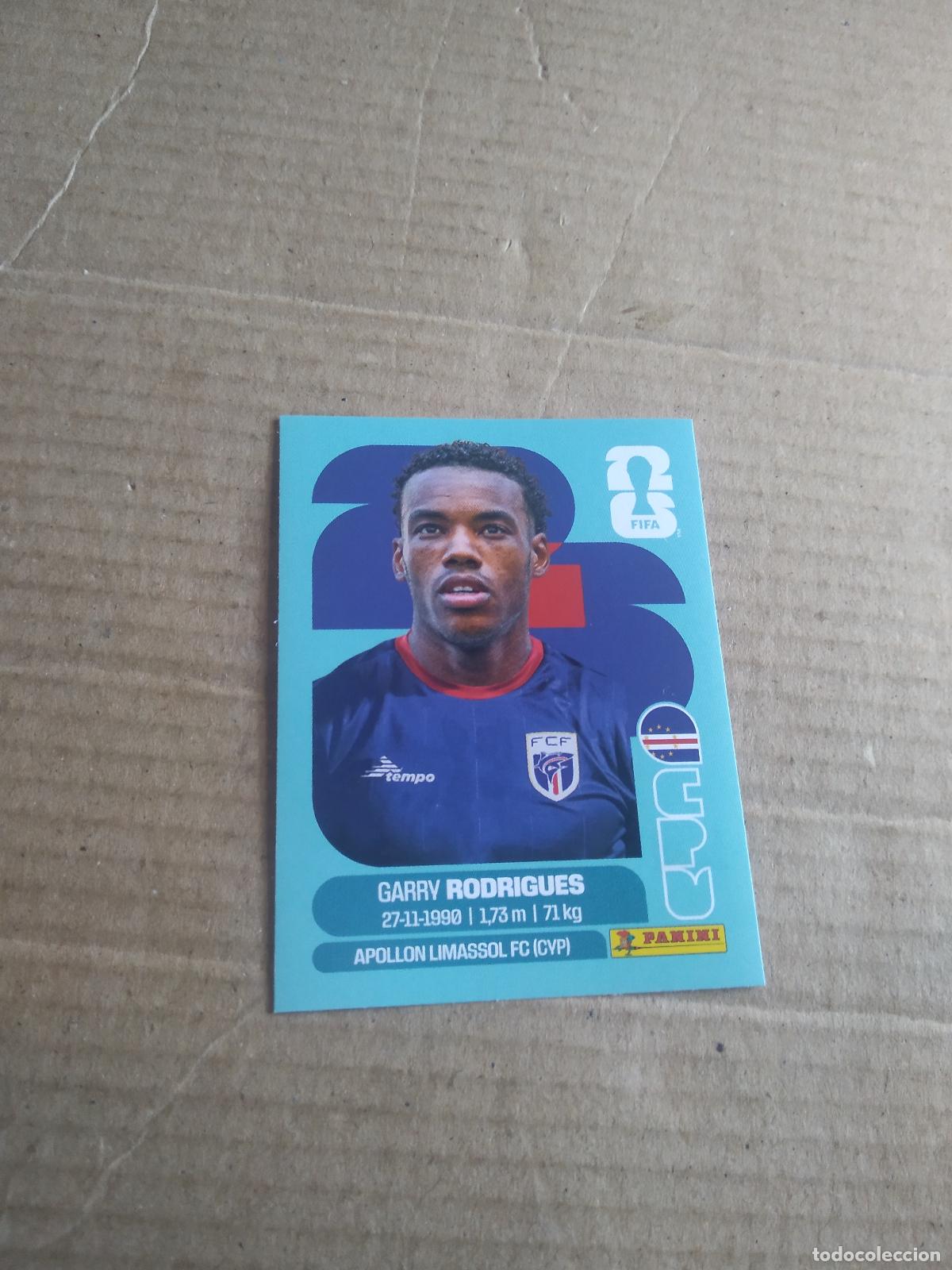 Cromos de f&uacute;tbol: CPV 15 GARRY RODRIGUES CABO VERDE CROMO FUTBOL PANINI MUNDIAL 2026 WORLD CUP COPA MUNDO